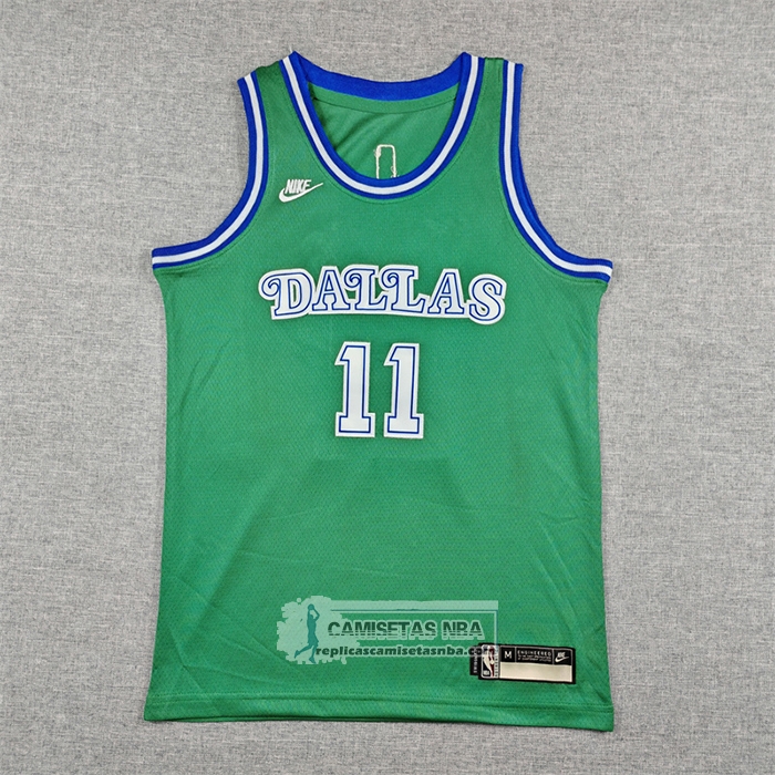 Camiseta Nino Dallas Mavericks Kyrie Irving NO 11 Classic 2025-26 Verde